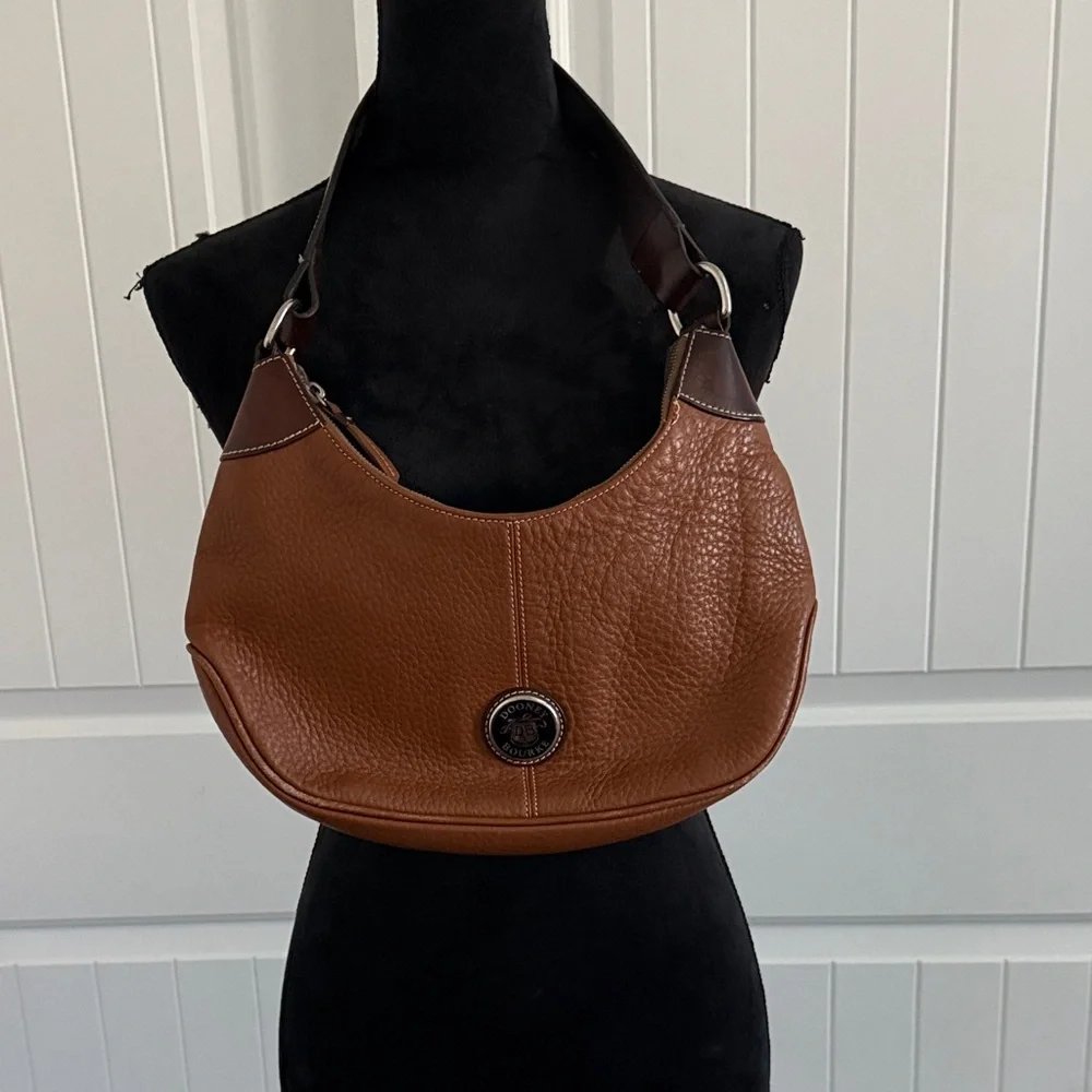 Dooney & Bourke Brown Leather Hobo Bag